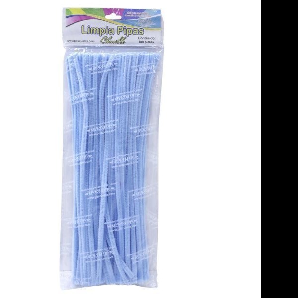 LIMPIAPIPAS BOL. C100 PZ. AZUL CIELO PASCUA C.100